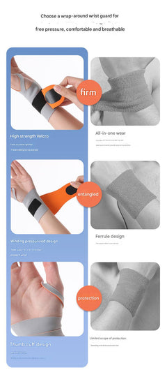 Basketball wrist guards on athlete