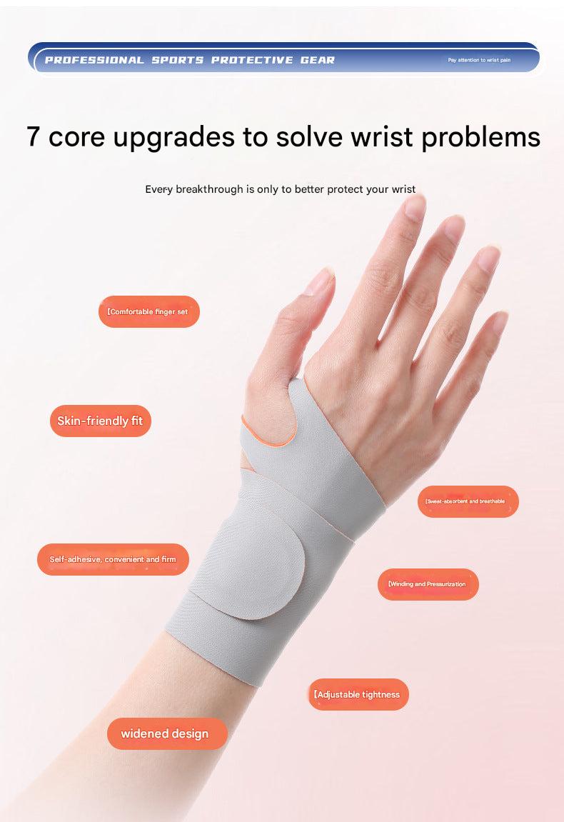 Basketball wrist guards close up