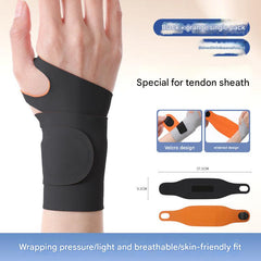 Basketball wrist guards grey-orange