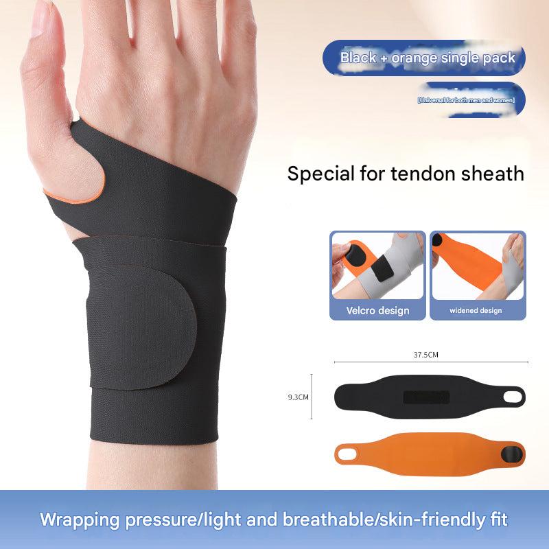 Basketball wrist guards grey-orange
