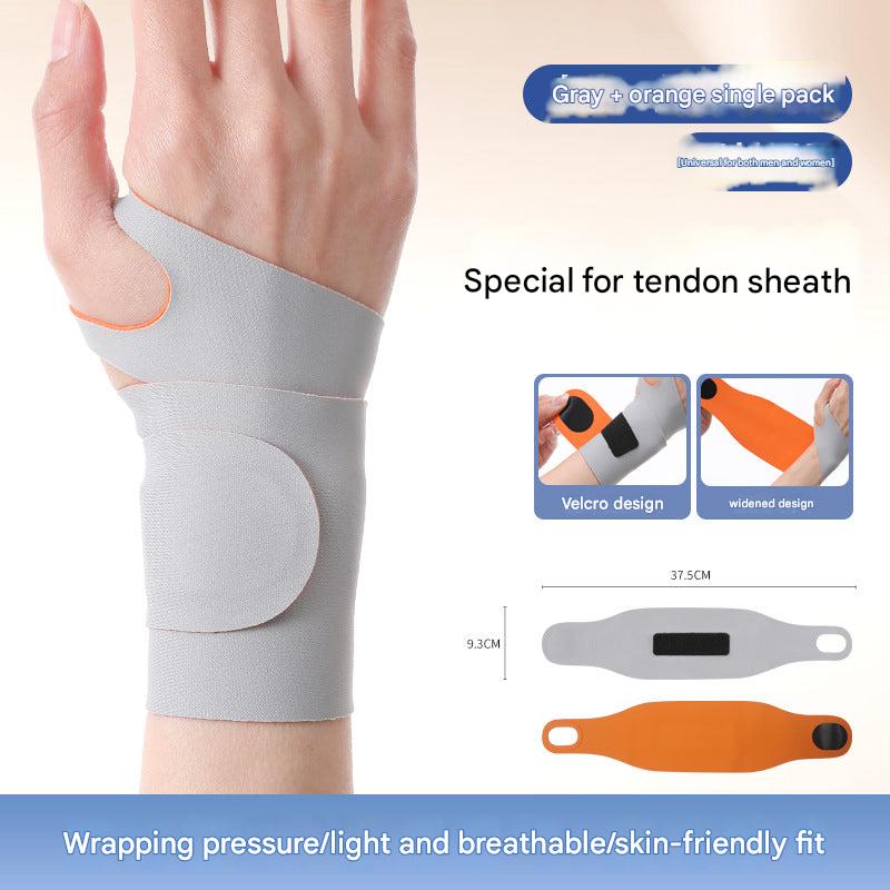 Basketball wrist guards black-orange