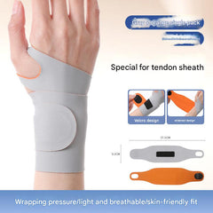 Basketball wrist guards black-orange