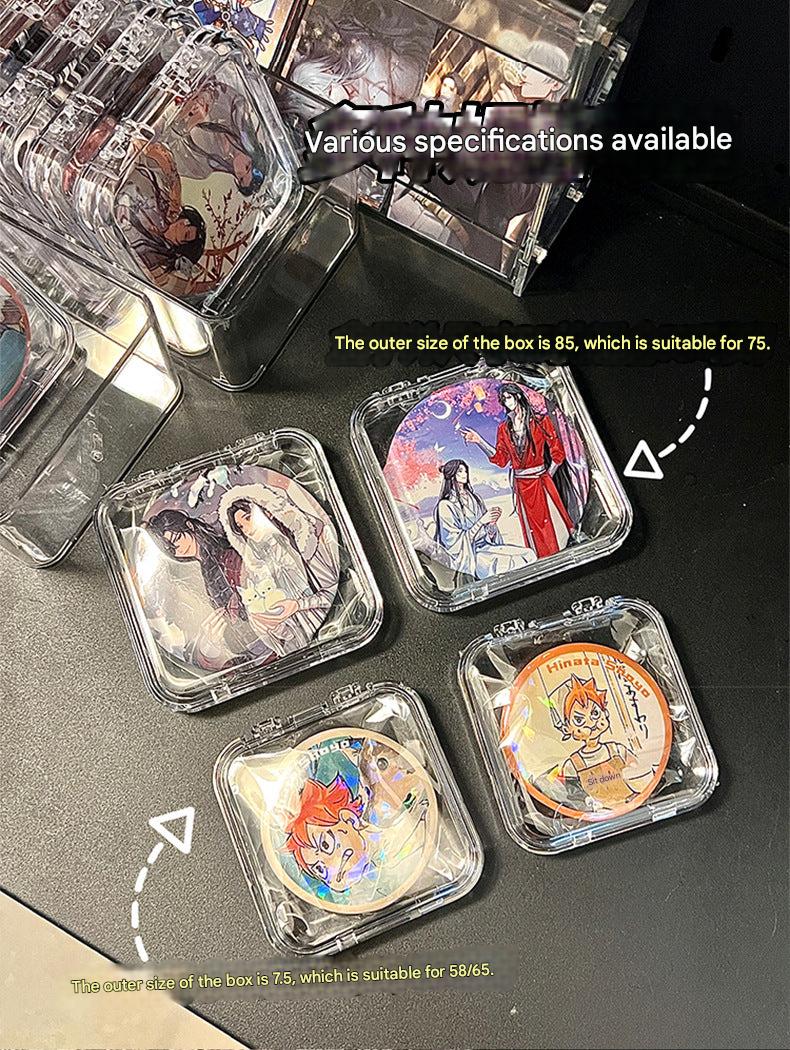 portable acrylic display box for storage