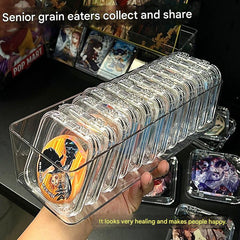 different sizes of clear acrylic storage boxes