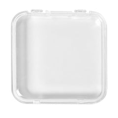 close-up of modern acrylic display box