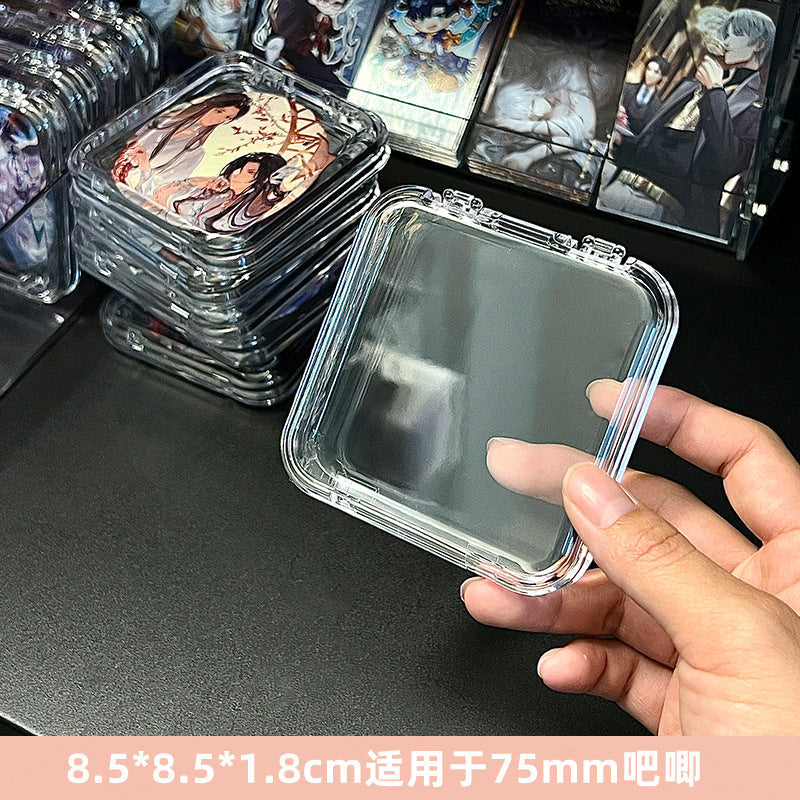 portable acrylic display box for storage