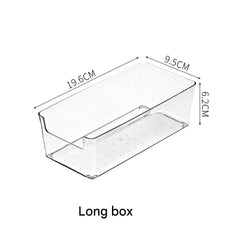 minimalist design of acrylic storage boxes