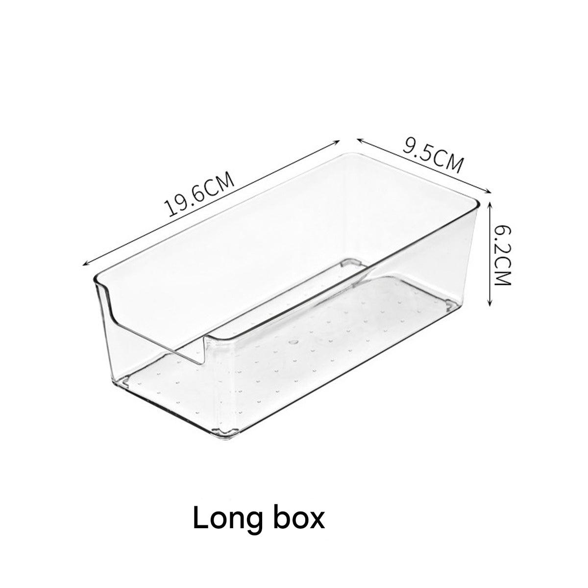 minimalist design of acrylic storage boxes