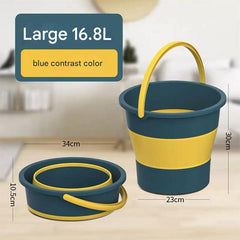 Foldable Fishing Bucket Green Image