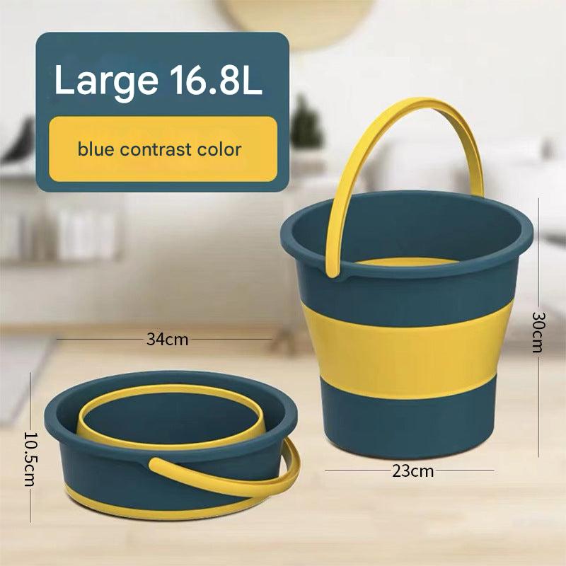 Foldable Fishing Bucket Green Image