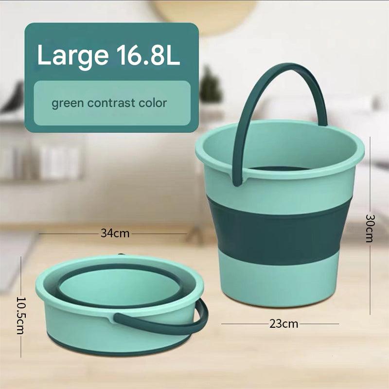 Foldable Fishing Bucket Pink Image