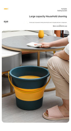 Foldable Fishing Bucket Green Image