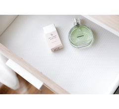 EVA drawer liner in use in a kitchen drawer