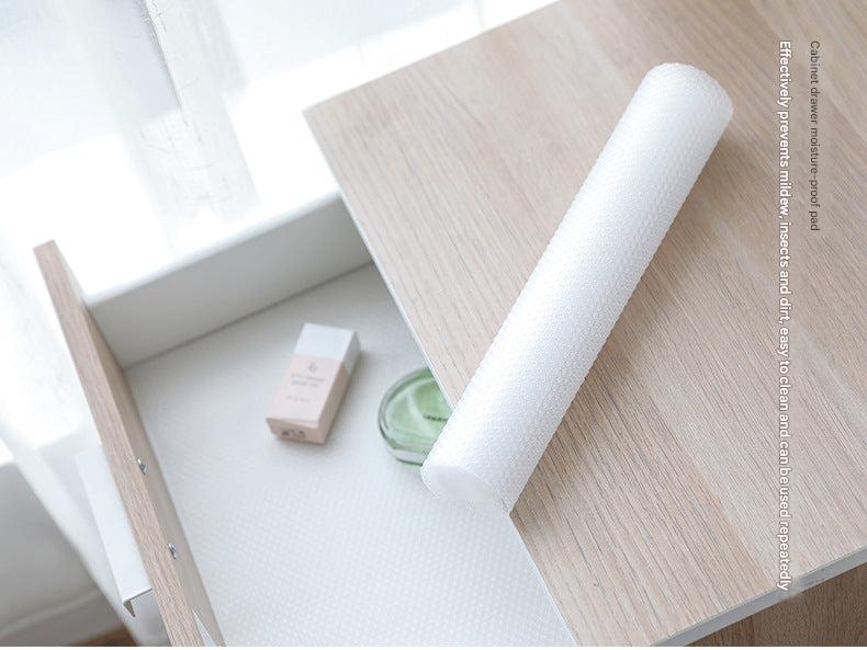 Versatile EVA drawer liner for shoe cabinets