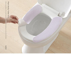 Colourful Cartoon Toilet Seat Cover in Purple