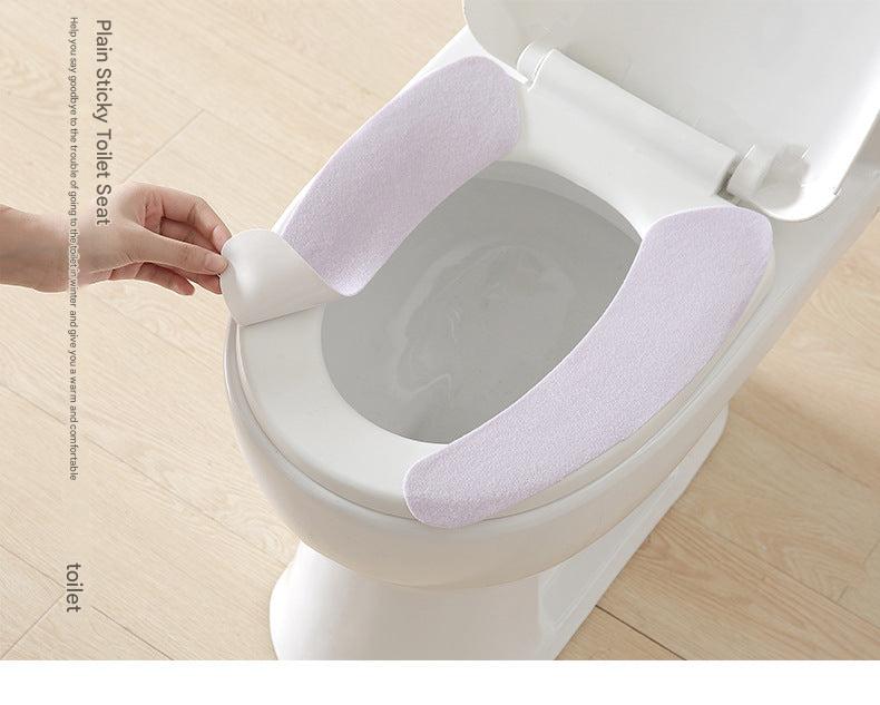Colourful Cartoon Toilet Seat Cover in Purple