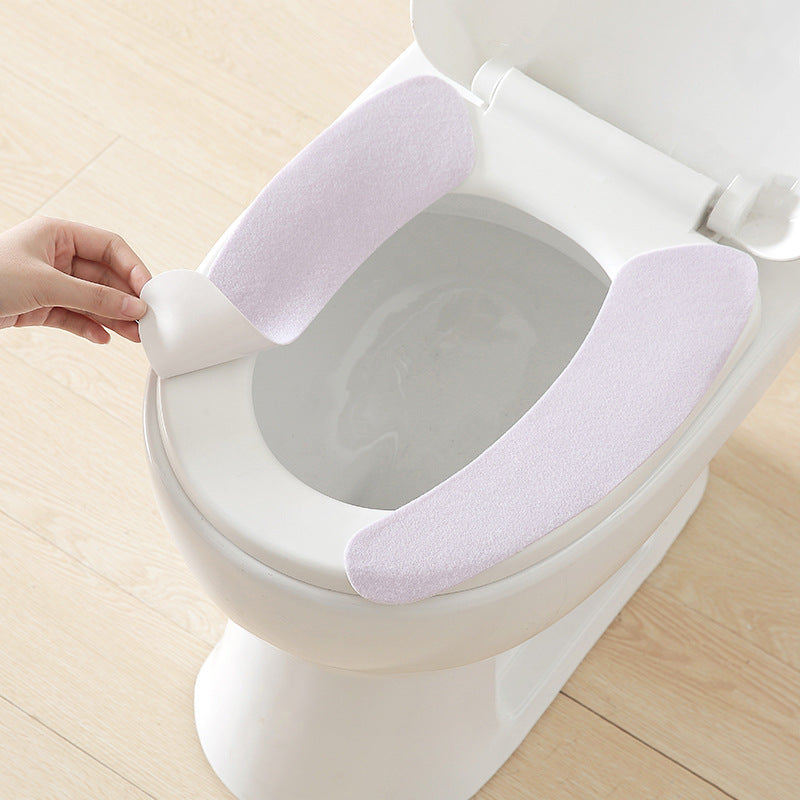 Warmth Cushion Toilet Seat Cover in Blue