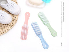 Zimoo long handle soft brush for shoe cleaning