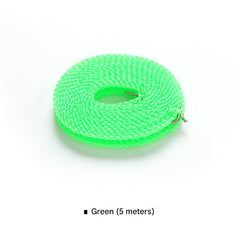 Innovative design of no-drill indoor outdoor clothesline