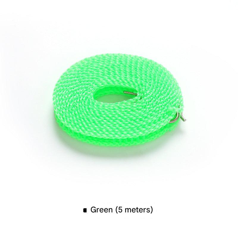 Innovative design of no-drill indoor outdoor clothesline
