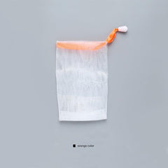 Eco-friendly foaming soap mesh bag in green colour