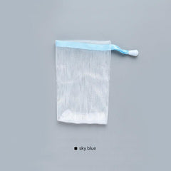 Foaming soap bag enhancing luxurious bubbles
