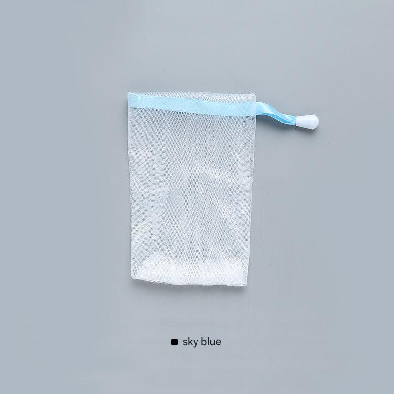 Foaming soap bag enhancing luxurious bubbles
