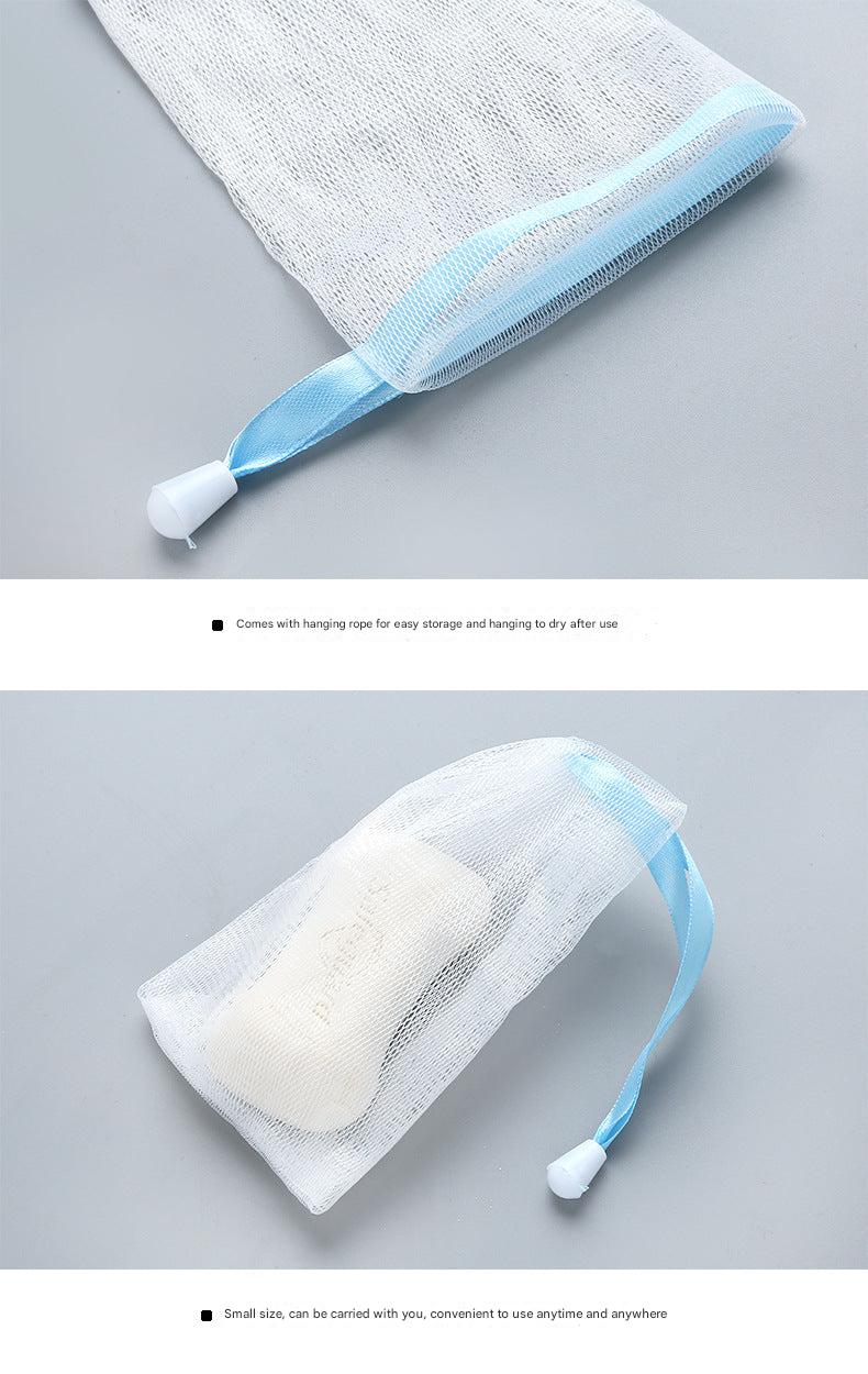 Nylon foaming soap bag in purple