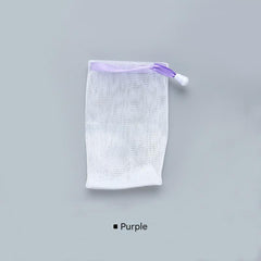 Close-up of eco-friendly soap bag design