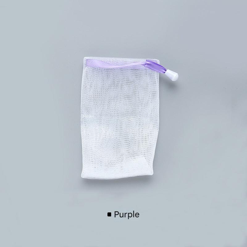 Close-up of eco-friendly soap bag design