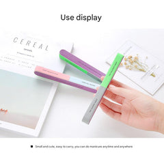 Nail polishing tool in use