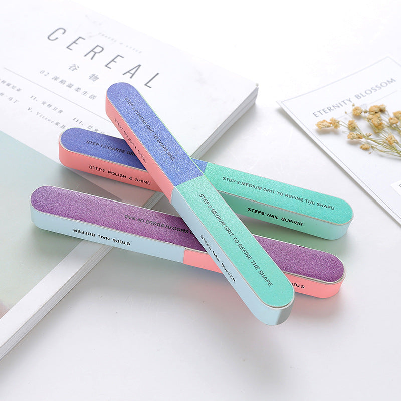 Nail polishing tool in use
