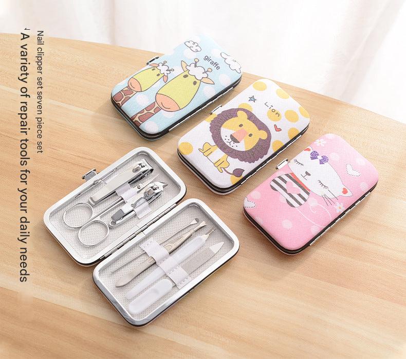 Image of the Cute Cartoon 7-Piece Nail Care Kit - Image 2