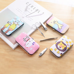 Image of the Cute Cartoon 7-Piece Nail Care Kit - Image 3