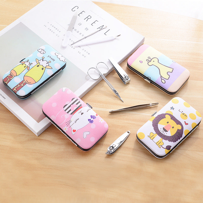 Image of the Cute Cartoon 7-Piece Nail Care Kit - Image 3