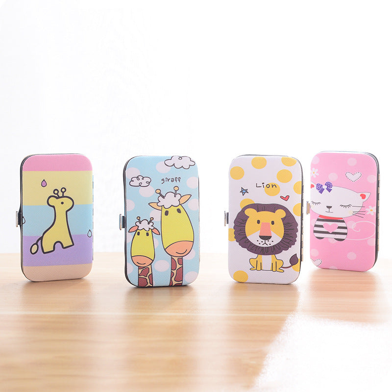 Image of the Cute Cartoon 7-Piece Nail Care Kit - Image 4