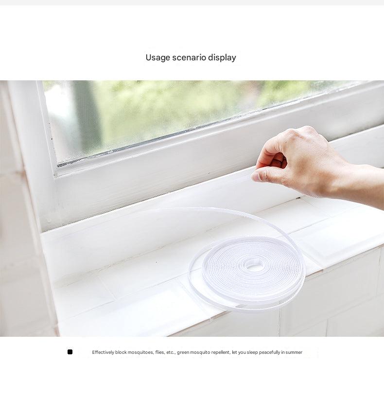 Easy installation of bug screen on window frame