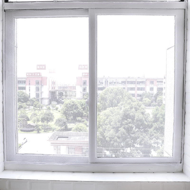 Close-up of nylon mesh material for insect screen