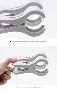 Plastic clothespins for bedding hanging outdoors