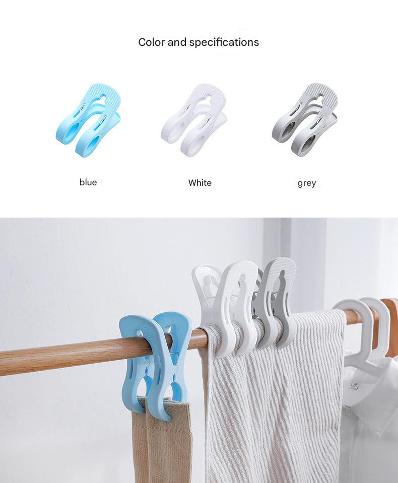Heavy-duty plastic clips for indoor and outdoor use