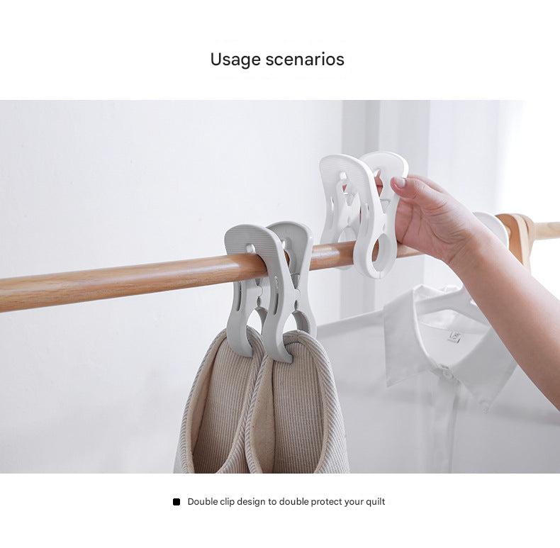 Compact clothespins ready for home or travel use