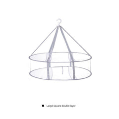 Durable drying rack made from iron and mesh fabric