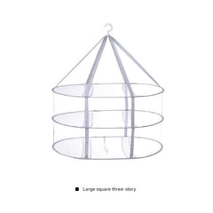 Folding drying rack with multiple size options for clothes