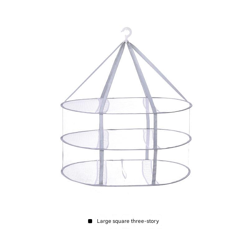 Folding drying rack with multiple size options for clothes