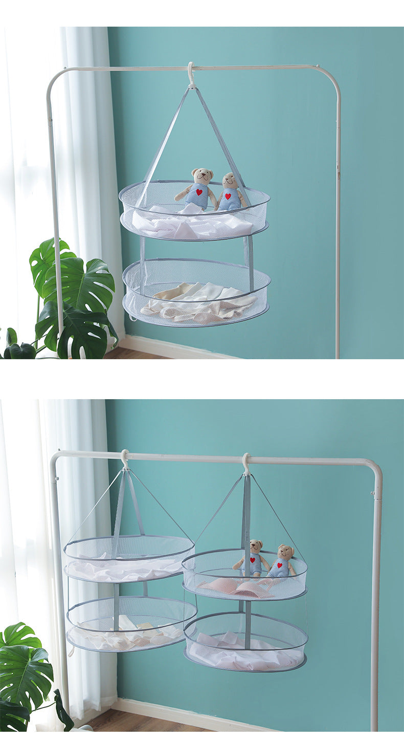 Close-up of modern design drying rack for efficient air drying