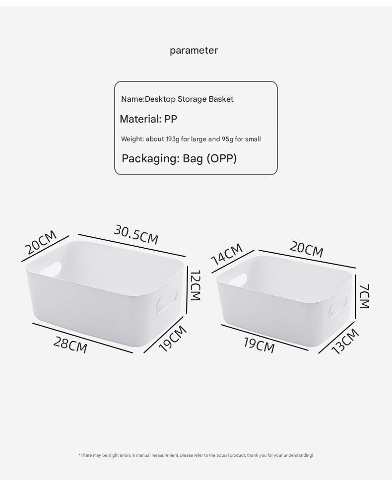 Makeup storage box in white and grey