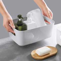 Easy clean storage box for household items