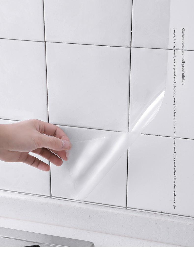 Clear Anti-Oil Kitchen Sticker Decor 9