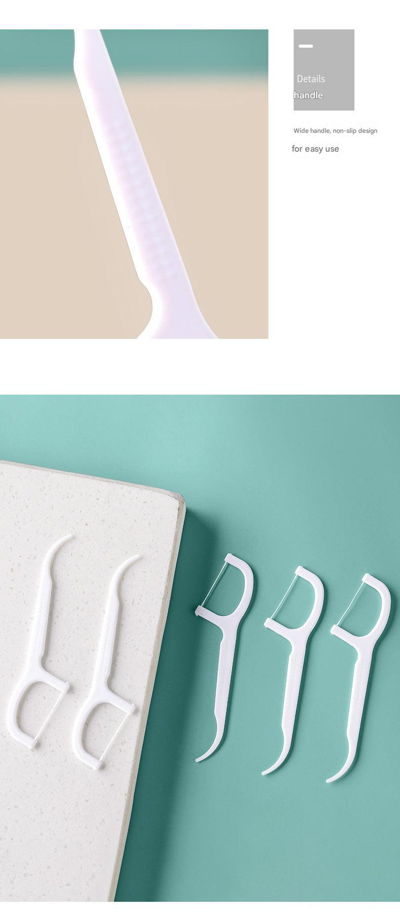 Single-Use Dental Floss Pick for fresh breath