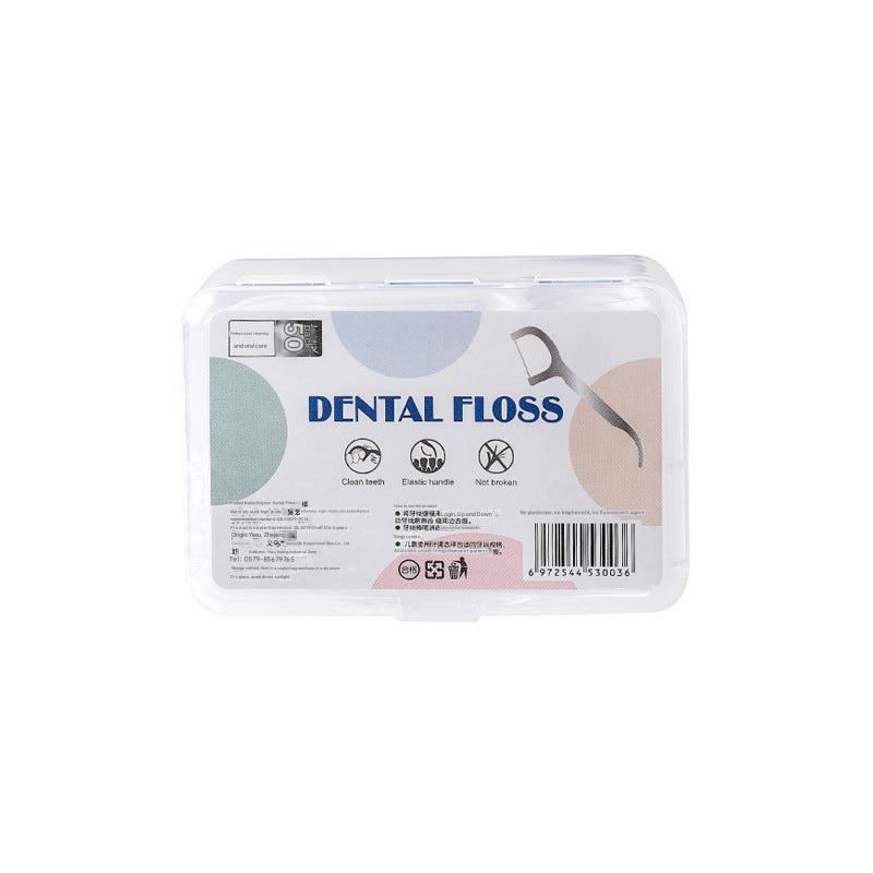 Durable Plastic Dental Floss Picks with hygienic design